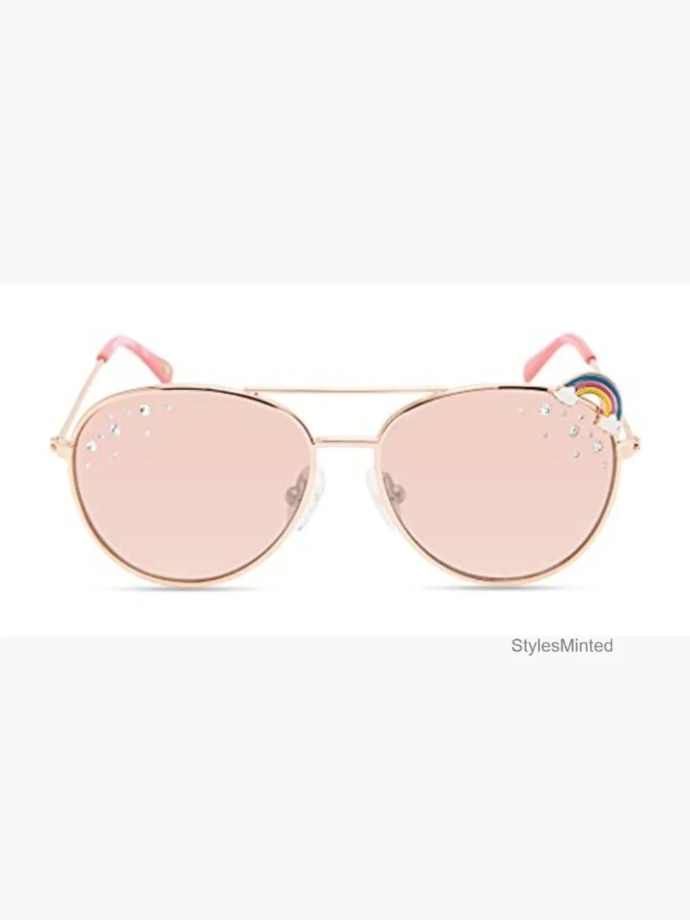 Girls Pilot Sunglasses UV Protection Metal Frame